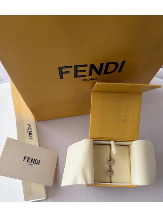 Fendi Jewelry - F is for Fendi Gold Earrings 💛